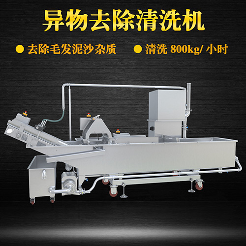 果蔬物料清洗機(jī)，氣泡清洗，清洗800kg小時(shí)