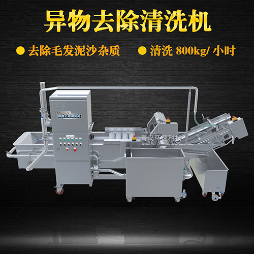 果蔬物料清洗機，氣泡清洗，清洗800kg小時